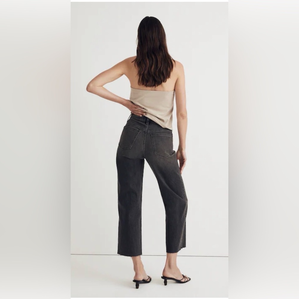 Madewell The Perfect Vintage Wide-Leg Crop Jean (Benley Wash) - Picture 4 of 9